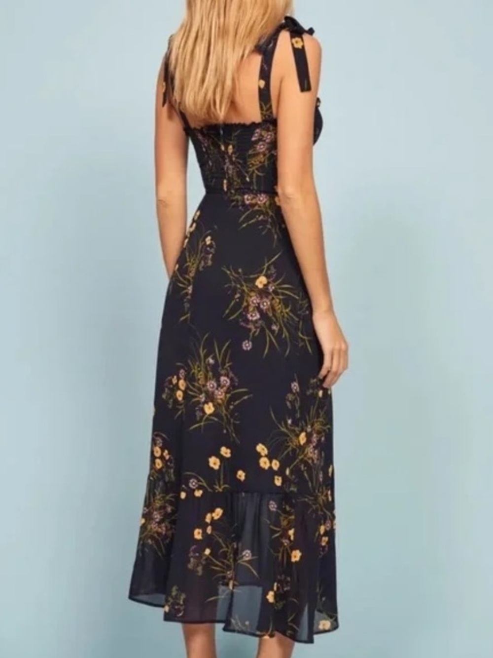 Reformation Nikita Dress Floral Print Size 0 - Picture 13 of 15